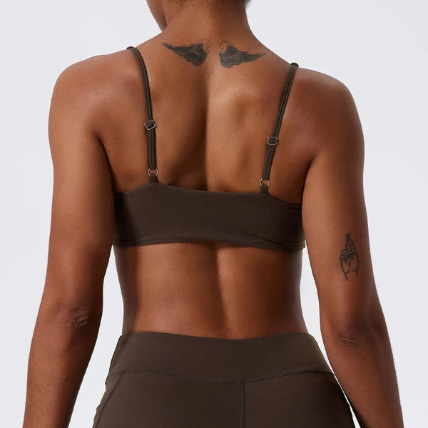 Sports Bra Shockproof Push Up Gym Top