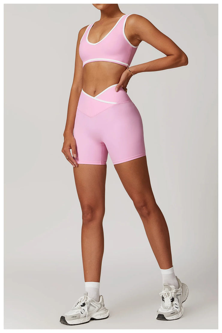 2PCS Nude Yoga Workout Set