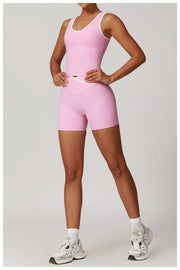 2PCS Nude Yoga Workout Set