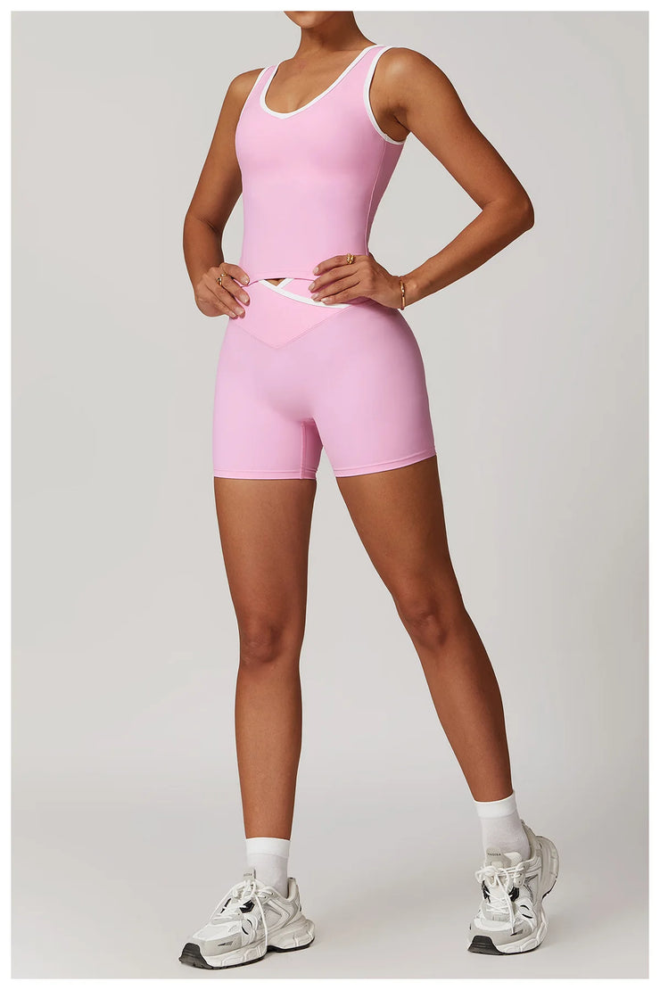 2PCS Nude Yoga Workout Set