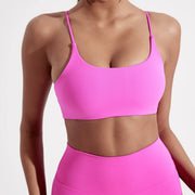 Solid Color Fitness Yoga Bra