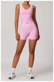 2PCS Nude Yoga Workout Set