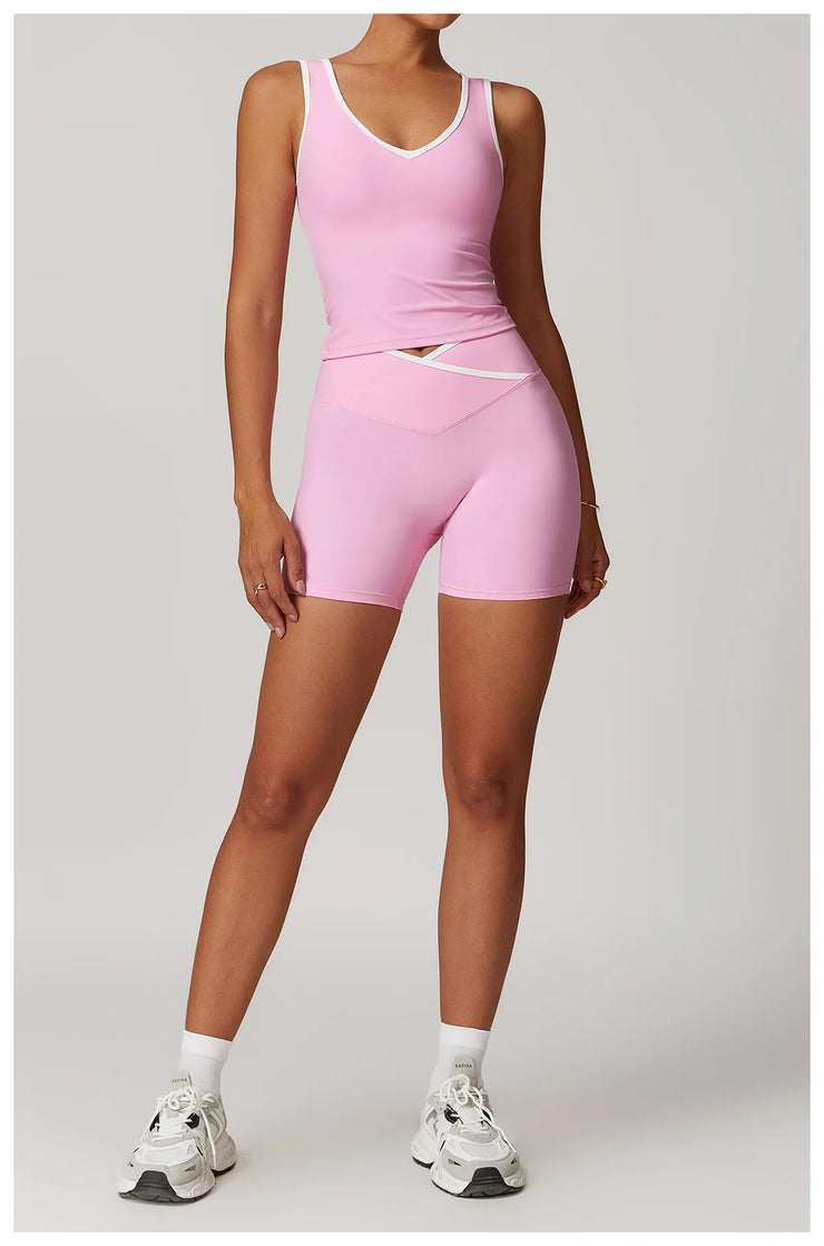2PCS Nude Yoga Workout Set