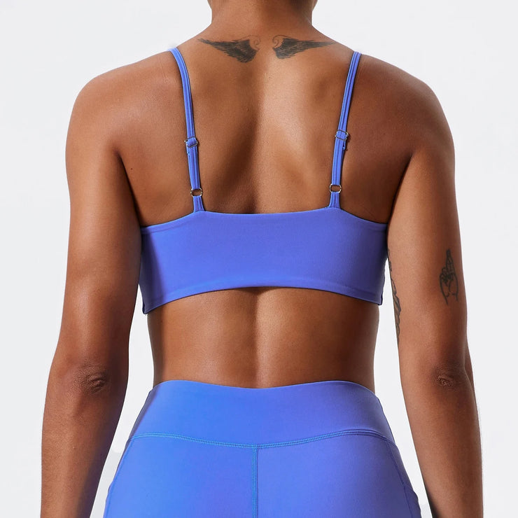Sports Bra Shockproof Push Up Gym Top