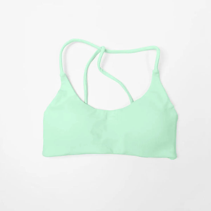 Twist Back High Support Bra