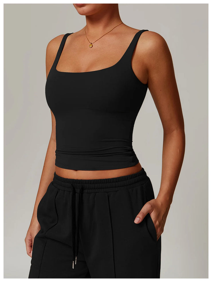 Women’s Elastic Fitness Yoga Crop