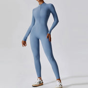 Women's Zipper One-Piece Jumpsuit
