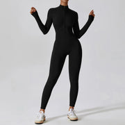 Women's Zipper One-Piece Jumpsuit