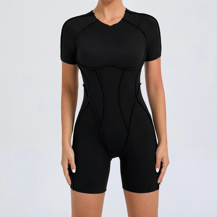 Women’s Long Sleeve Workout Jumpsuit