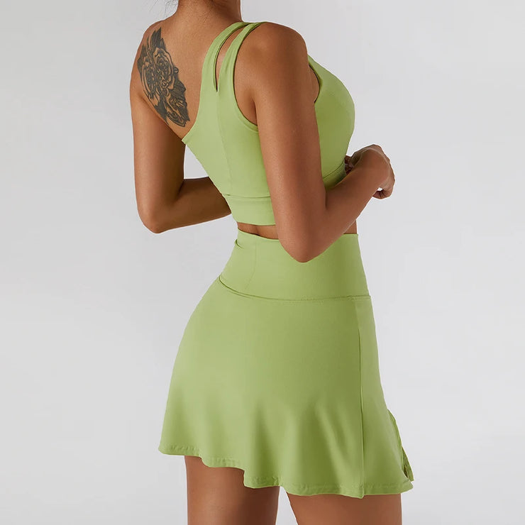 Sexy Skirt Yoga Set