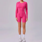Women’s Long Sleeve Workout Jumpsuit