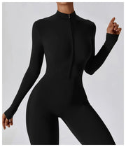 Women's Zipper One-Piece Jumpsuit