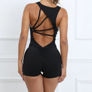 Padded Yoga Jumpsuit Workout Bodysuit