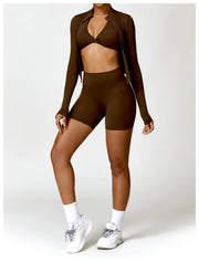 Top of the gym long sleeve yoga top