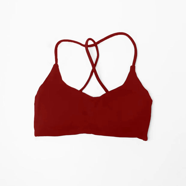 Twist Back High Support Bra