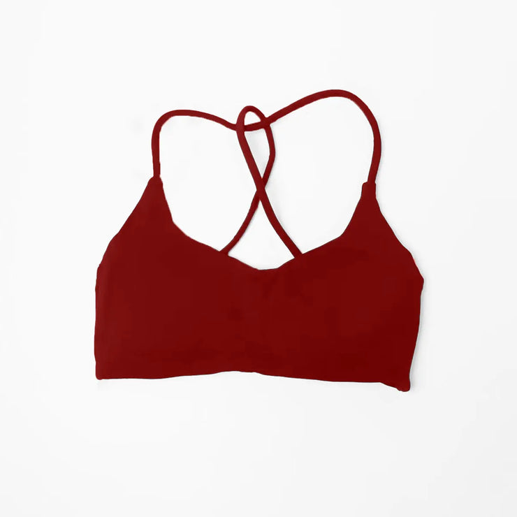 Twist Back High Support Bra