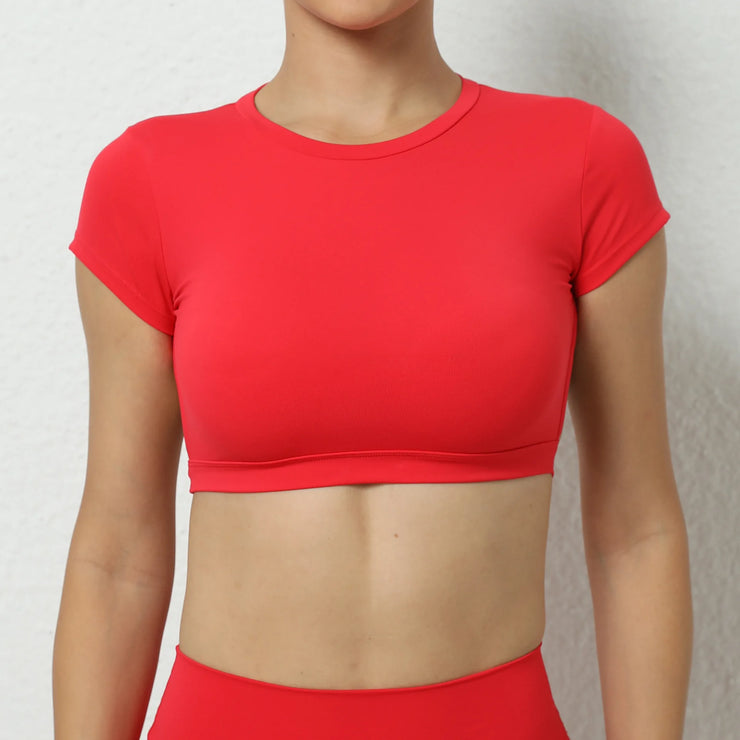 Women’s Backless Breathable Workout Crop