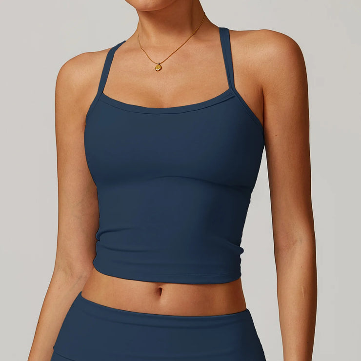 Backless Yoga Fitness Tank Top