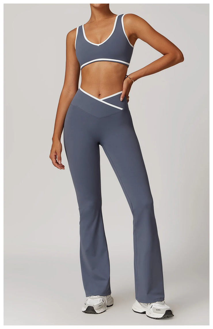 2PCS Nude Yoga Workout Set