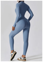 Women's Zipper One-Piece Jumpsuit