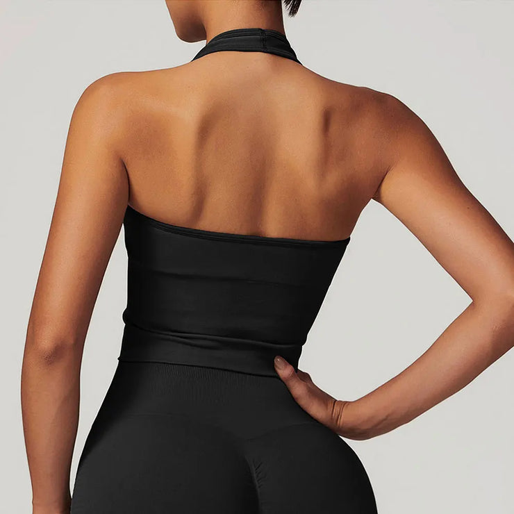 Seamless Push Up Sports Bra