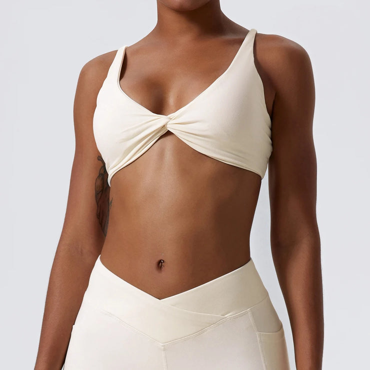 Sports Bra Shockproof Push Up Gym Top