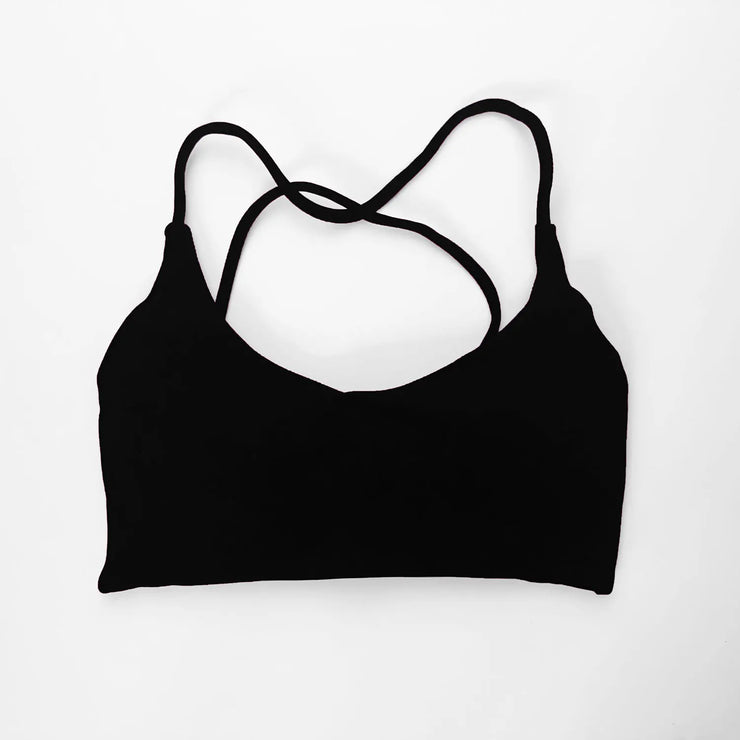 Twist Back High Support Bra
