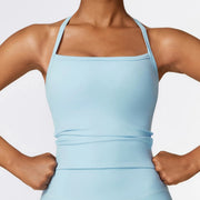 Sports Vest Women Gym Set