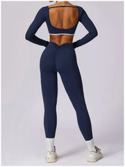 Long Sleeve Push-Up Sports Set