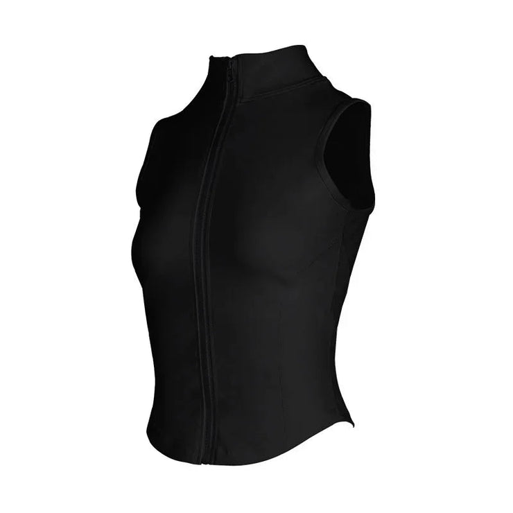 Athletic Zip Up Workout Vest
