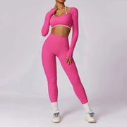 Long Sleeve Push-Up Sports Set