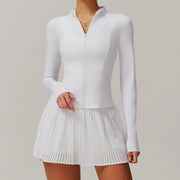 Running Yoga Jacket Skirt Set