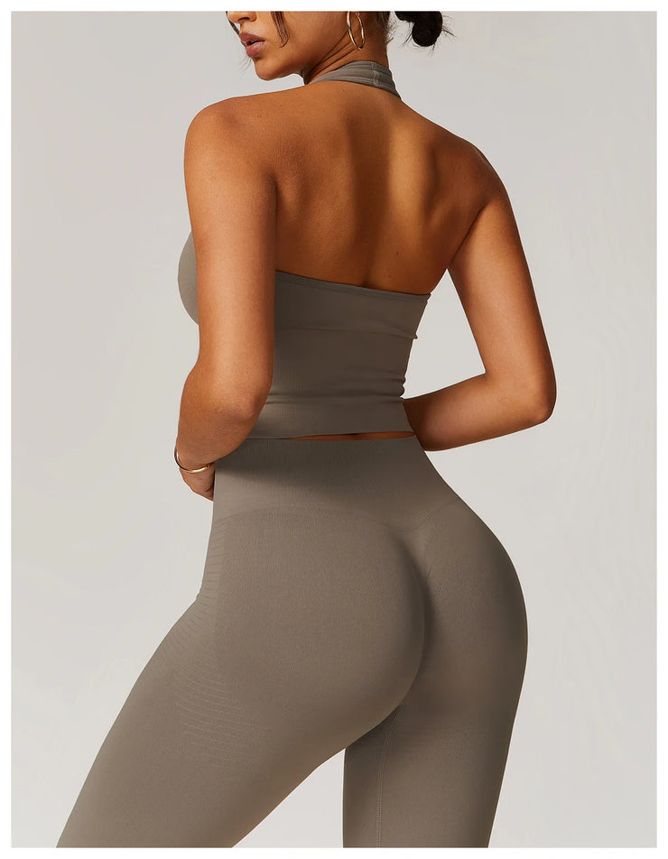 Seamless Push Up Sports Bra