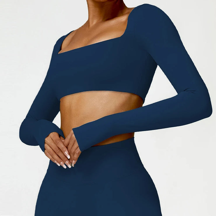 Casual Gym Square Neck Shirt
