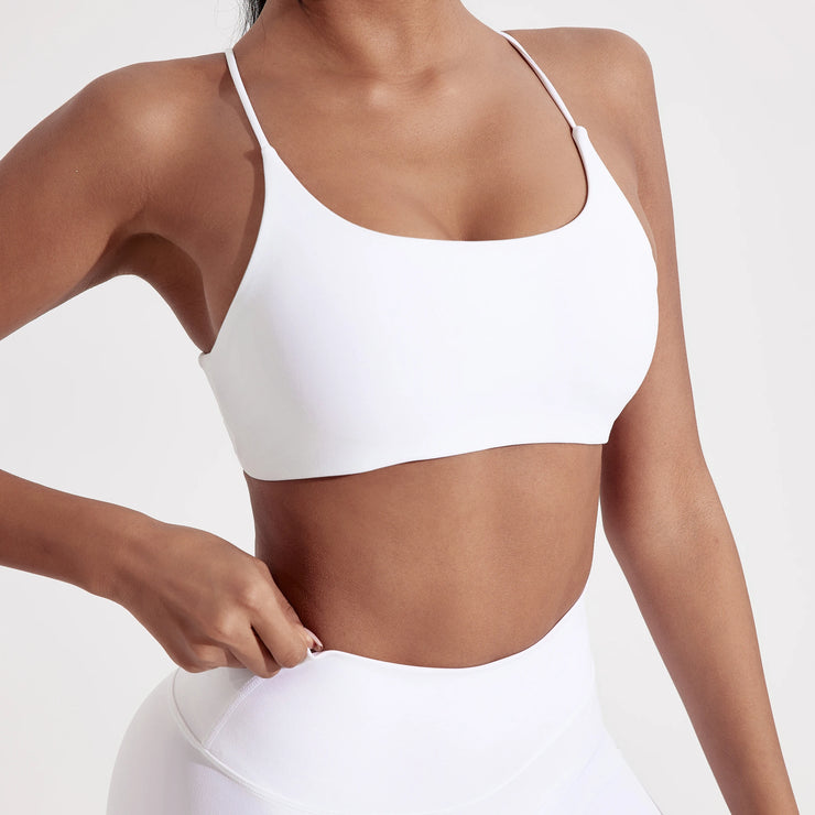 Solid Color Fitness Yoga Bra