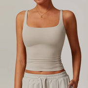 Women’s Elastic Fitness Yoga Crop