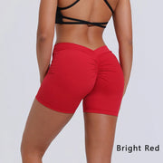 High-Waisted Hip-Lifting Fitness Shorts