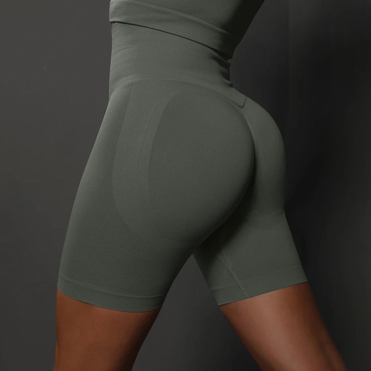 High Waist Sports Cycling Shorts