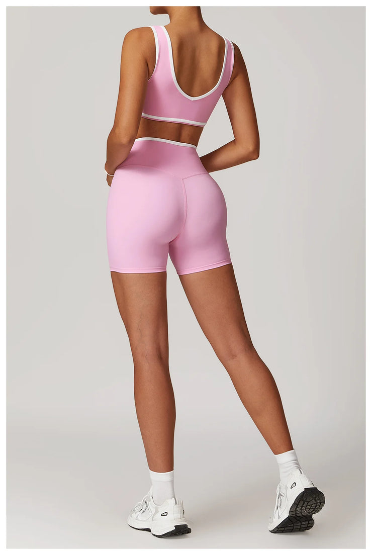 2PCS Nude Yoga Workout Set