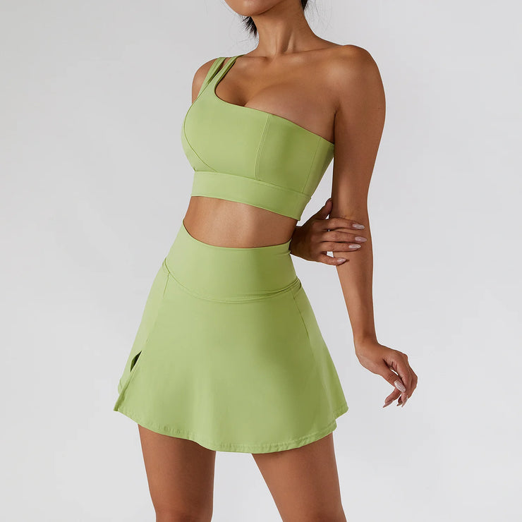 Sexy Skirt Yoga Set