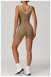 2PCS Nude Yoga Workout Set