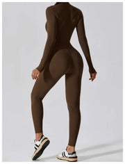Women's Zipper One-Piece Jumpsuit
