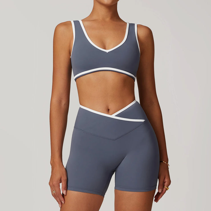2PCS Nude Yoga Workout Set