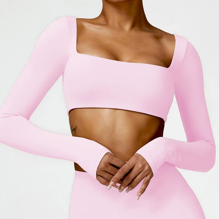Casual Gym Square Neck Shirt