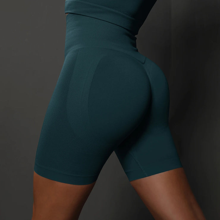 High Waist Sports Cycling Shorts