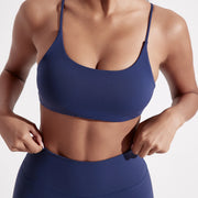 Solid Color Fitness Yoga Bra