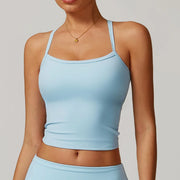 Backless Yoga Fitness Tank Top