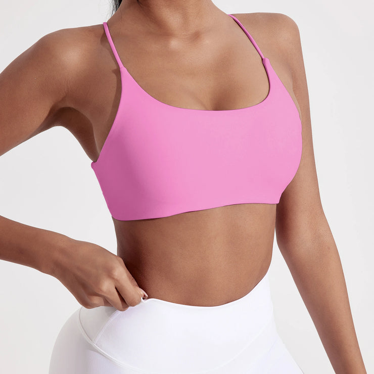 Solid Color Fitness Yoga Bra