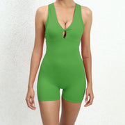 Padded Yoga Jumpsuit Workout Bodysuit