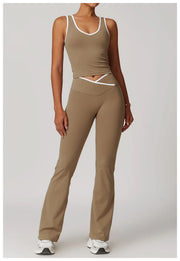 2PCS Nude Yoga Workout Set